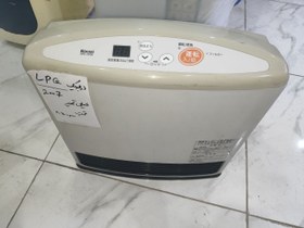 تصویر بخاری گازی ژاپنی LPG 3500 WATT Rinnai 2007 Japan fan heater Rinnai 3500 watt 2007