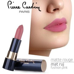 تصویر رژ لب جامد ماتیکی پیرکاردین مدل فیوژن صورتی شماره 11147 11147 - Matty Lipstick -Pierre Cardin Fushion Pink