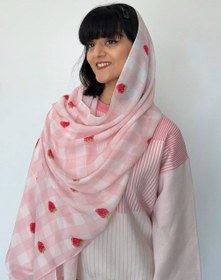 تصویر شال توت فرنگی 