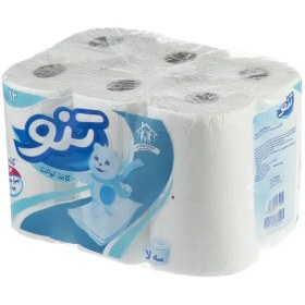 تصویر دستمال توالت 12 رول تنو 