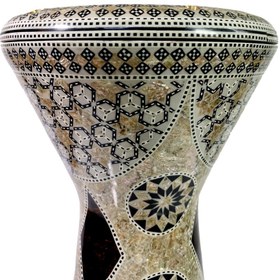 تصویر داربوکا جوهرالفن سایز8/75طرح سیارات عاج DARBUKA gawharetelfan 