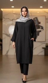 تصویر مانتو مجلسی بلند لیا 