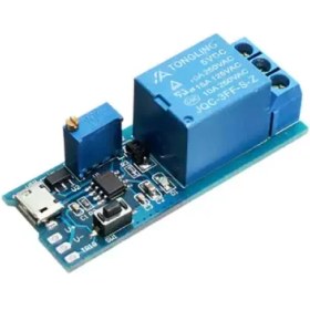 تصویر ماژول 555 رله (timer trigger relay) 