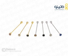 تصویر سنجاق یقه پیراهن مردانه نگین دار آلفرد 12526 