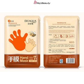 تصویر ماسک دست ورقه ای نرم و مرطوب کننده بایو آکوا مدل عسل ا BIOAQUA Mask Hand Sheet Soft and Moisturizing Honey Extract BIOAQUA Mask Hand Sheet Soft and Moisturizing Honey Extract
