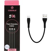 تصویر کابل شارژ پاوربانک CHERLO Type-C مدل CH-SM10 - مشکی کابل شارژ پاوربانک CHERLO Type-C مدل CH-SM10 - مشکی