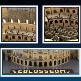 تصویر لگوی بنای تاریخی Colosseum روم باستان 