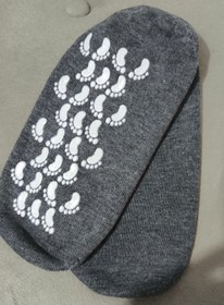 تصویر جوراب سیلیکونی - صورتی کمرنگ 