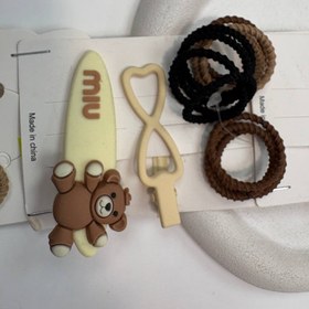 تصویر گیره پگی پاستیلی و کش 