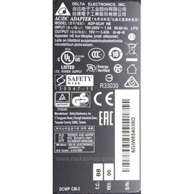 تصویر شارژر آداپتور لپ تاپ فوجیتسو Fujitsu 19V 3.42A Pin 5.5*2.5 