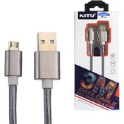 تصویر کابل USB به micro-usb نیتو NITU NT-UC40 نقره ای Nitu Usb To Micro-Usb Cable UC40 3M 2.4A Silver