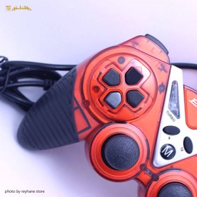 تصویر دسته بازی شوک دار حرفه‌ای اکسل مدل X-102 Excel X-102 Gamepad