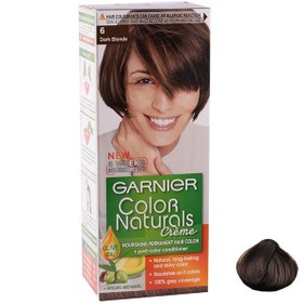 تصویر کیت رنگ مو گارنیه شماره Color Naturals Shade 6 ا Garnier Color Naturals Shade 6 Hair Color Garnier Color Naturals Shade 6 Hair Color