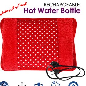 تصویر کیسه آب گرم مخملی برقی | کاهش درد های عضلانی Electric velvet hot water bag