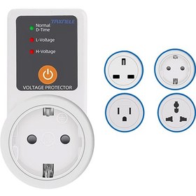 تصویر محافظ ولتاژ تکسنله مدل Socket Voltage Protector 16A