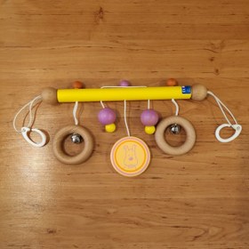 تصویر آویز تخت بچه تن تن (طرح میلو) 