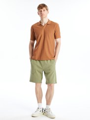 تصویر شورت و شلوارک مردانه سبز ال سی وایکیکی | S4DH14Z8 - GUY اورجینال 