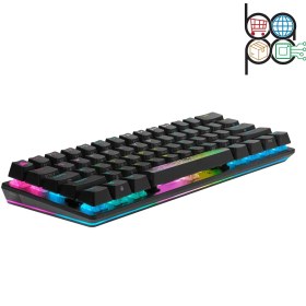 تصویر کیبورد گیمینگ مکانیکال CORSAIR K70 PRO Mini WIRELESS 60% RGB 