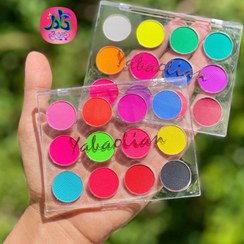 تصویر پالت ۱۲ رنگ خط چشم آبرنگی یابا و لیان 