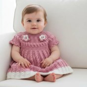 تصویر پیراهن نوزادی دخترانه 