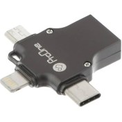 تصویر مبدل لایتنینگ به USB-C / USB / micro USB پرووان مدل PCO04 