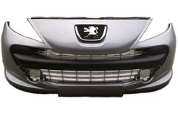 تصویر سپر جلو 207(بدون مه شکن) مشکی کروز Front bumper 207 (without fog light) black