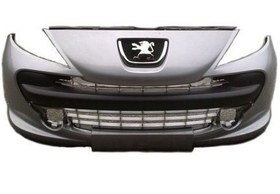 تصویر سپر جلو 207(بدون مه شکن) مشکی کروز (CR37157201) Front bumper 207 (without fog light) black