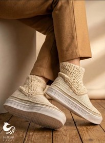 تصویر گیوه ساقدار کرم 