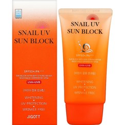 تصویر ضدآفتاب حلزون جیگات ژیگوت ۷۰میل JIGOTT sanil UV Sun Block SPF 50+ PA+++ 70ml