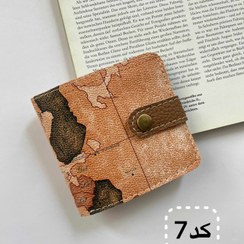 تصویر کیف پول جیبی دخترانه (کارت و اسکناس) | چرم مصنوعی فانتزی | ۴ جای کارت | ابعاد ۱۰×۱۰ - کد۷ 