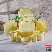 تصویر سرویس غذاخوری کارن لیمویی 