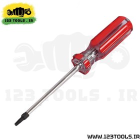 تصویر پیچ گوشتی تکی ستاره ای لایت ژاپن مدل 120 (انواع سایز) - سایز T6 Light Star Screwdriver 120-T6 120-T7 120-T8 120-T15 120-T25 120-T27 120-T40