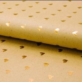 تصویر کاغذ کادو کرافت طلاکوب 