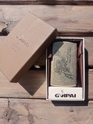 تصویر جعبه سیگار فلزی طرح دار کد 1 