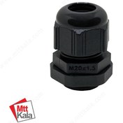 تصویر گلند پلاستیکی مشکی M20 برند W&E 