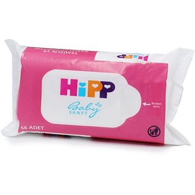 تصویر دستمال مرطوب کودک بسته 56 عددی مدل Delicate Care هیپ Hipp 