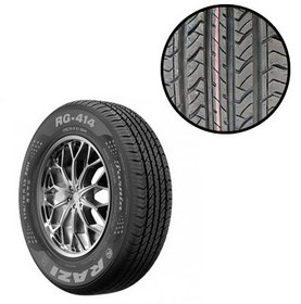 تصویر لاستیک سواری رازی سایز 175/70R13 طرح RG414 تولید 2024 