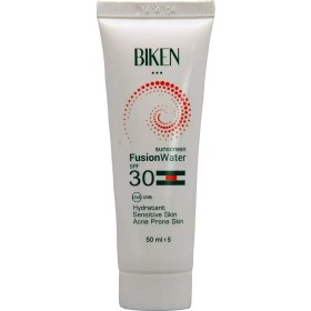 تصویر كرم ضد آفتاب فیوژن واتر بی رنگ 50 میلی لیتر بیكن Biken Multi - Action SunScreen Cream SPF30