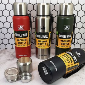تصویر فلاسک مسافرتی JK ظرفیت ۱ لیتر با نگهداری دما ۳۶ ساعته 