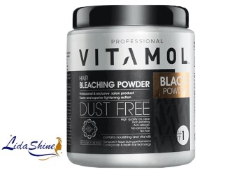 تصویر پودر دکلره سیاه ویتامول بدون گرد و غبار | Vitamol dechlorinating powder without dust, black model 