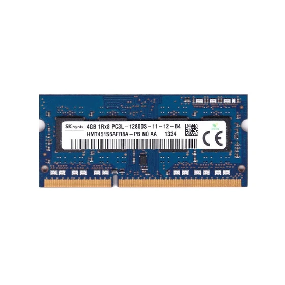 خرید و قیمت رم لپ تاپی استوک 4G DDR3 دو طرف چیپ باس PC3 12800/12800S ...
