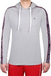 تصویر سویشرت مردانه تامی هیلفیگر اورجینال خاکستری Tommy Hilfiger 09T4256-004 