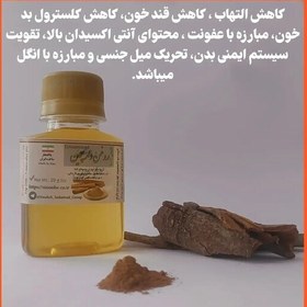 تصویر روغن دارچین 60cc موسسه پژوهشی طبی بازرگانی سیمرغ (رفع جوش، آکنه، رافع اسپاسم، درد، آرتروز و رماتیسم) 