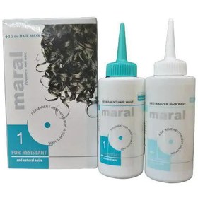 تصویر محلول فر دهنده موی مارال | مخصوص مو های مقاوم و طبیعی 