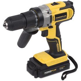 تصویر دریل چکشی براشلس 21.6 ولت پاورپلاس POWX0050LI Impact drill brushless 21.6V POWX0050LI