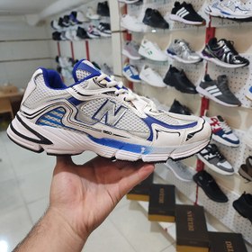 تصویر کفش نیوبالانس 960 سفید-آبی مدل مردانه - new balance 960 