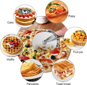 تصویر پیتزا بر استیل شنگیا 2553 