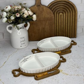 تصویر مزه خوری بیضی زیرچوب 