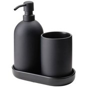 تصویر ست حمام مشکی سرویس 3 تکه 0000004405059 IKEA 