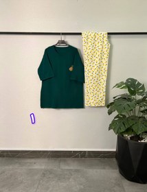 تصویر ست لانگ و شلوار میکس جدید 